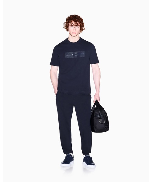 ARMANI EXCHANGE(アルマーニエクスチェンジ)の「【A|X アルマーニ エクスチェンジ】WE AXロゴ 半袖スウェットシャツ(スウェット・メンズ・ホワイト/ダークネイビー・X-SMALL/XX-LARGE/X-LARGE/LARGE/MEDIUM/SMALL)」の5枚目の写真