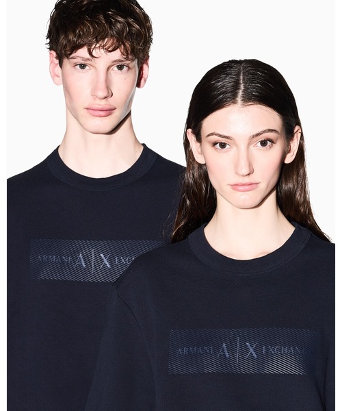 ARMANI EXCHANGE(アルマーニエクスチェンジ)の「【A|X アルマーニ エクスチェンジ】WE AXロゴ 半袖スウェットシャツ(スウェット・メンズ・ホワイト/ダークネイビー・X-SMALL/XX-LARGE/X-LARGE/LARGE/MEDIUM/SMALL)」の15枚目の写真