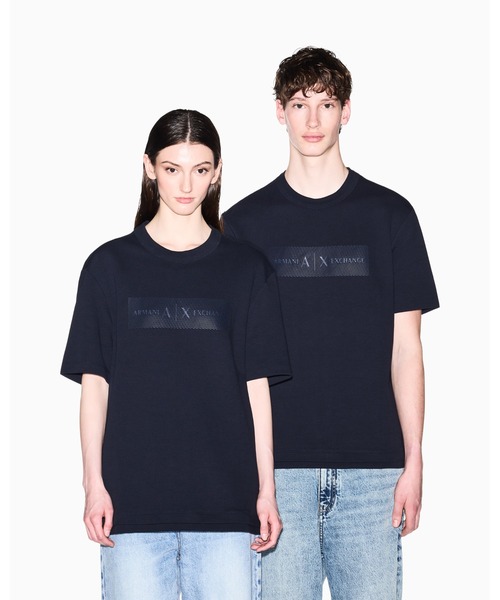 ARMANI EXCHANGE(アルマーニエクスチェンジ)の「【A|X アルマーニ エクスチェンジ】WE AXロゴ 半袖スウェットシャツ(スウェット・メンズ・ホワイト/ダークネイビー・X-SMALL/XX-LARGE/X-LARGE/LARGE/MEDIUM/SMALL)」の14枚目の写真