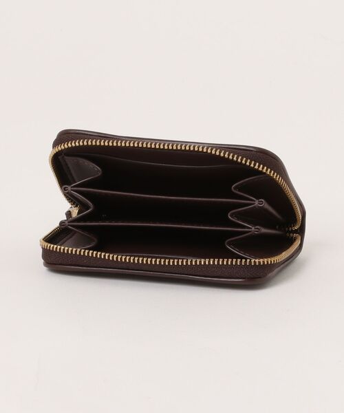 COACH（コーチ）の「エッセンシャル スモール ジップ アラウンド カード ケース・シグネチャー ジャカード（カードケース・レディース・ブラウン系その他・ONE）」の4枚目の写真