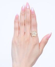 MARY QUANT（マリークワント）の「パールクラスタ リング（リング）」