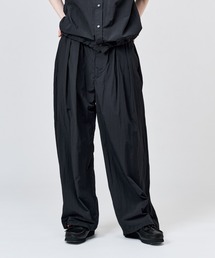 WETTEMPT(�E�B�e���v�g)��NYLON BICOLOR 2TUCK DRAWSTRING PANTS / �i�C�����o�C�J���[�c�[�^�b�N�h���[�R�[�h�p���c(���̑��p���c)
