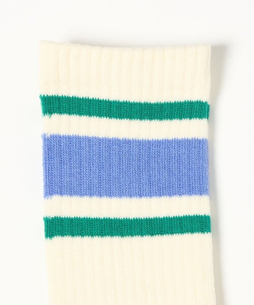 CITEN（シテン）の「＜CITEN＞ラインソックス（ソックス/靴下・レディース・ライトブルー/ピンク・FREE）」の4枚目の写真