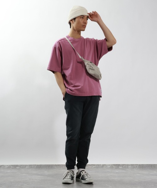 BAYFLOW(ベイフロー)の「スノーウォッシュ加工Tシャツ(Tシャツ/カットソー・メンズ・ライトグレー/パープル/オレンジ/チャコール・LARGE/MEDIUM)」の14枚目の写真