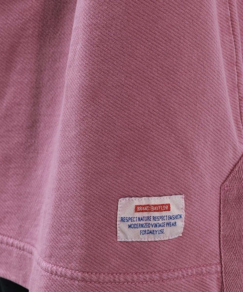 BAYFLOW(ベイフロー)の「スノーウォッシュ加工Tシャツ(Tシャツ/カットソー・メンズ・ライトグレー/パープル/オレンジ/チャコール・LARGE/MEDIUM)」の15枚目の写真