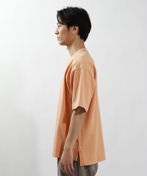 BAYFLOW(ベイフロー)の「スノーウォッシュ加工Tシャツ(Tシャツ/カットソー・メンズ・ライトグレー/パープル/オレンジ/チャコール・LARGE/MEDIUM)」の17枚目の写真
