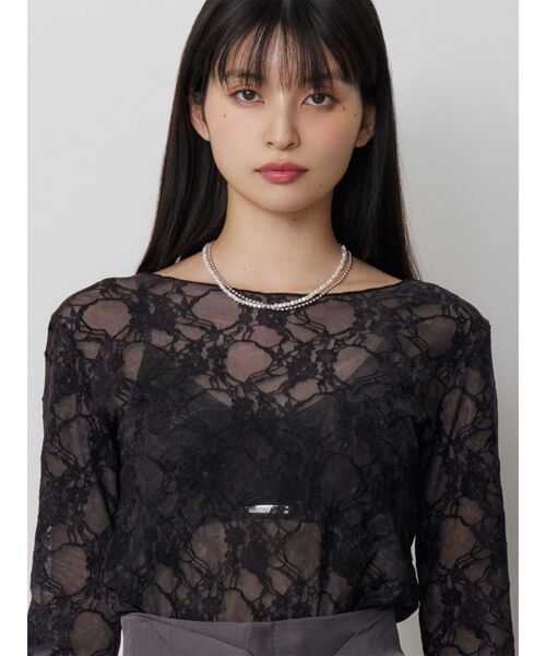 MURUA（ムルーア）の「パールチェーンMIXネックレス（ネックレス・レディース・シルバー・FREE）」の2枚目の写真