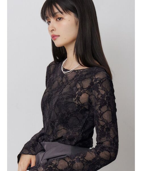 MURUA（ムルーア）の「パールチェーンMIXネックレス（ネックレス・レディース・シルバー・FREE）」の3枚目の写真