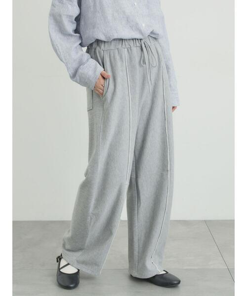 Samansa Mos2（サマンサ モスモス）の「カーブシルエットスウェットパンツ（その他パンツ・レディース・グレー/ブラック/オートミール・ﾌﾘｰ(M)/ﾌﾘｰ(L)）」の19枚目の写真