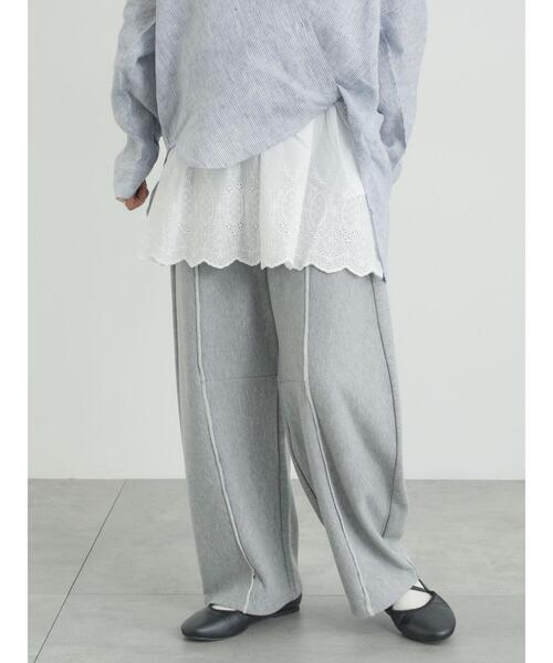 Samansa Mos2（サマンサ モスモス）の「カーブシルエットスウェットパンツ（その他パンツ・レディース・グレー/ブラック/オートミール・ﾌﾘｰ(M)/ﾌﾘｰ(L)）」の20枚目の写真