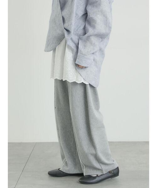 Samansa Mos2（サマンサ モスモス）の「カーブシルエットスウェットパンツ（その他パンツ・レディース・グレー/ブラック/オートミール・ﾌﾘｰ(M)/ﾌﾘｰ(L)）」の22枚目の写真