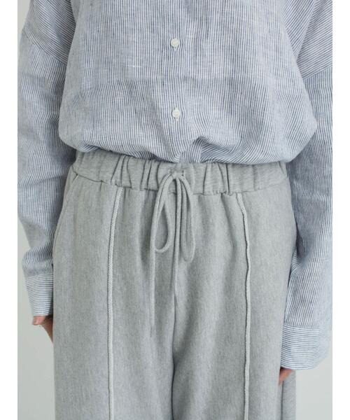 Samansa Mos2（サマンサ モスモス）の「カーブシルエットスウェットパンツ（その他パンツ・レディース・グレー/ブラック/オートミール・ﾌﾘｰ(M)/ﾌﾘｰ(L)）」の9枚目の写真