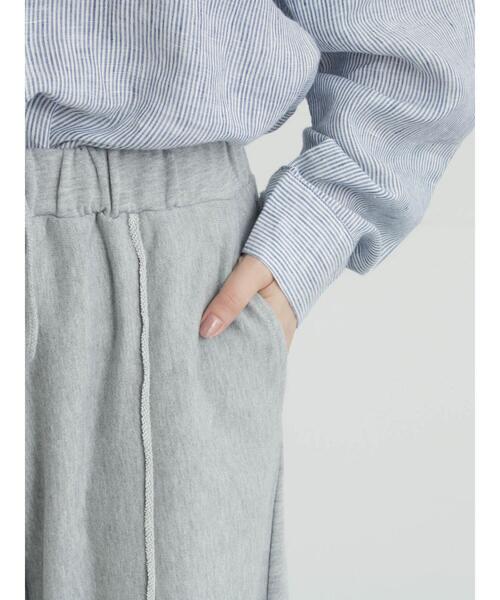 Samansa Mos2（サマンサ モスモス）の「カーブシルエットスウェットパンツ（その他パンツ・レディース・グレー/ブラック/オートミール・ﾌﾘｰ(M)/ﾌﾘｰ(L)）」の10枚目の写真