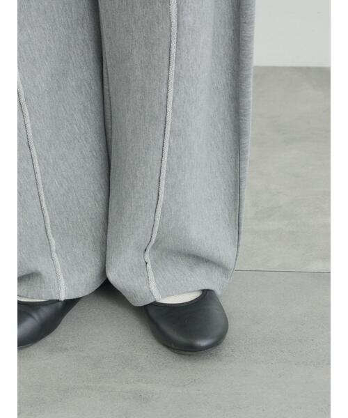 Samansa Mos2（サマンサ モスモス）の「カーブシルエットスウェットパンツ（その他パンツ・レディース・グレー/ブラック/オートミール・ﾌﾘｰ(M)/ﾌﾘｰ(L)）」の12枚目の写真