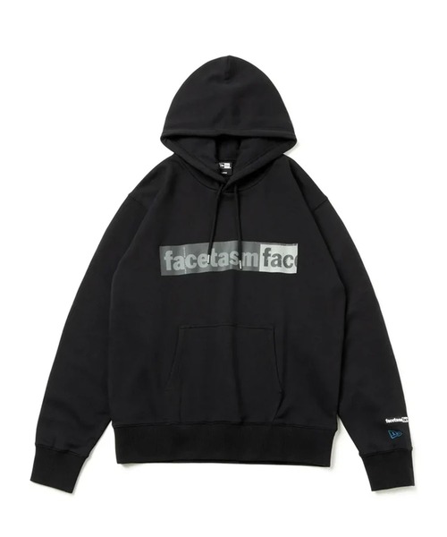 FACETASM（ファセッタズム）の「FACETASM/ファセッタズム × NEW ERA/ニューエラ LOGO Hoodie コラボロゴ カンガルーポケット プルオーバーパーカー 2026年春夏（パーカー・メンズ・ブラック・S/M/L/XL）」の2枚目の写真