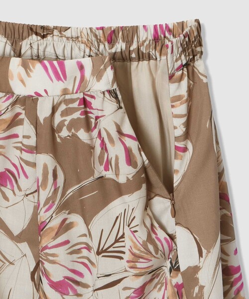ANAYI（アナイ）の「ペイントフラワープリントティアード スカート（スカート・レディース・ブラウン/ピンク・38/36/34）」の11枚目の写真