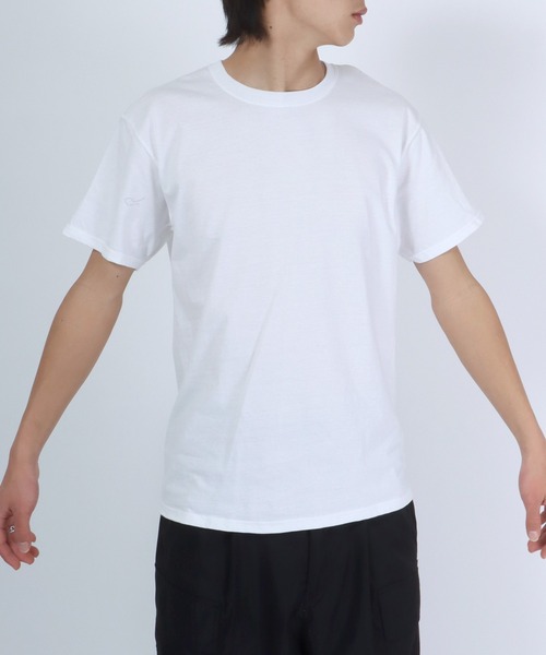 HANES(ヘインズ)の「Hanes(ヘインズ)ベーシックインナーウェア無地半袖Tシャツ3枚組/パックTシャツ3P メンズ(Tシャツ/カットソー・メンズ・ブラック/グレー/ホワイト・M/L/LL)」の4枚目の写真