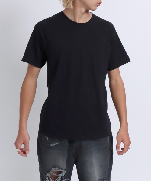 HANES(ヘインズ)の「Hanes(ヘインズ)ベーシックインナーウェア無地半袖Tシャツ3枚組/パックTシャツ3P メンズ(Tシャツ/カットソー・メンズ・ブラック/グレー/ホワイト・M/L/LL)」の10枚目の写真