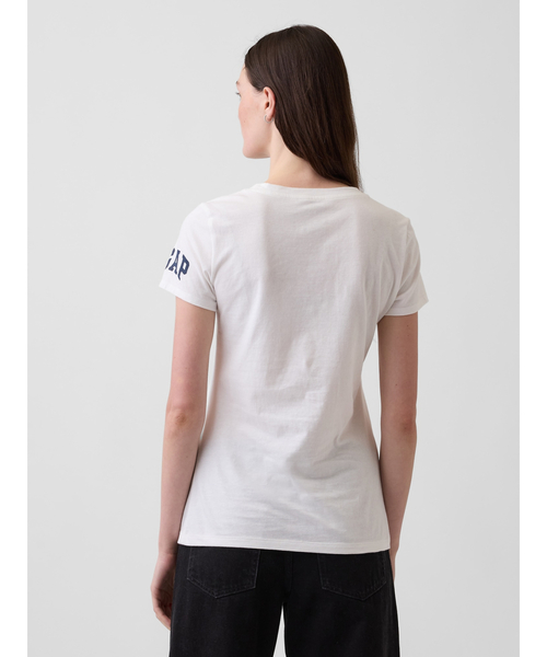 GAP(ギャップ)の「Gap × ディズニー GAPロゴTシャツ(Tシャツ/カットソー・レディース・ベージュ/ピンク/ホワイト・XS/S/M/L/XL/XXS)」の15枚目の写真