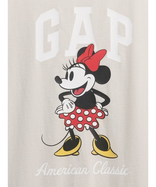 GAP(ギャップ)の「Gap × ディズニー GAPロゴTシャツ(Tシャツ/カットソー・レディース・ベージュ/ピンク/ホワイト・XS/S/M/L/XL/XXS)」の6枚目の写真