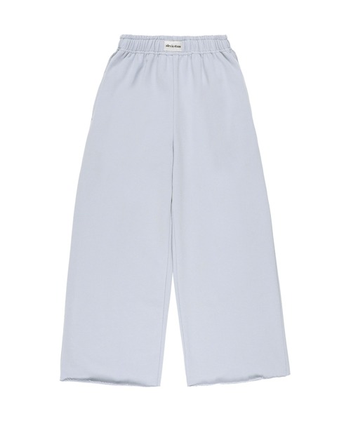 ALEXIA STAM（アリシアスタン）の「Logo Patch Sweat Pants /ロゴパッチ スウェットパンツ（スウェットパンツ・レディース・ホワイト/ブルー/チャコールグレー/イエロー・M/S）」の9枚目の写真