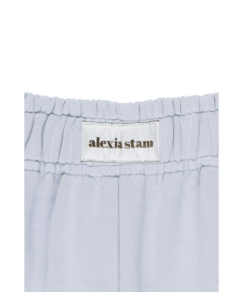 ALEXIA STAM（アリシアスタン）の「Logo Patch Sweat Pants /ロゴパッチ スウェットパンツ（スウェットパンツ・レディース・ホワイト/ブルー/チャコールグレー/イエロー・M/S）」の12枚目の写真