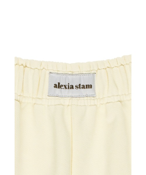ALEXIA STAM（アリシアスタン）の「Logo Patch Sweat Pants /ロゴパッチ スウェットパンツ（スウェットパンツ・レディース・ホワイト/ブルー/チャコールグレー/イエロー・M/S）」の19枚目の写真