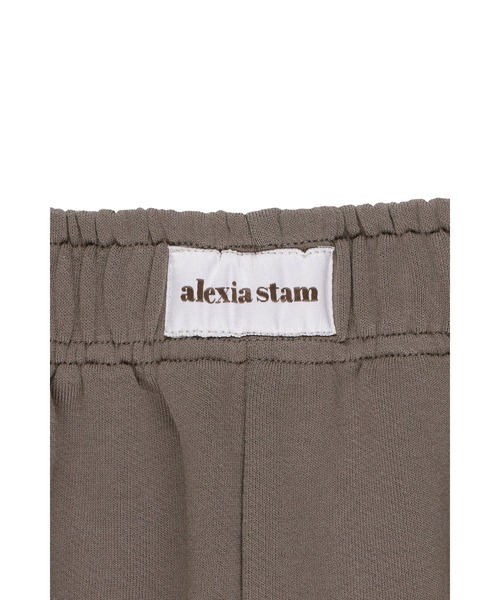 ALEXIA STAM（アリシアスタン）の「Logo Patch Sweat Pants /ロゴパッチ スウェットパンツ（スウェットパンツ・レディース・ホワイト/ブルー/チャコールグレー/イエロー・M/S）」の5枚目の写真