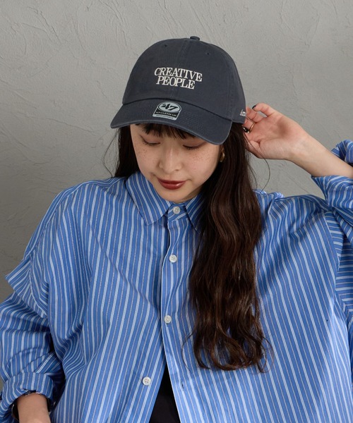 AMERICANA（アメリカーナ）の「［Americana/アメリカーナ］AMERCN 47クリーンナップ ロゴ刺繍 キャップ（キャップ・レディース・チャコールグレー/ネイビー/レンガ・ONE SIZE）」の21枚目の写真