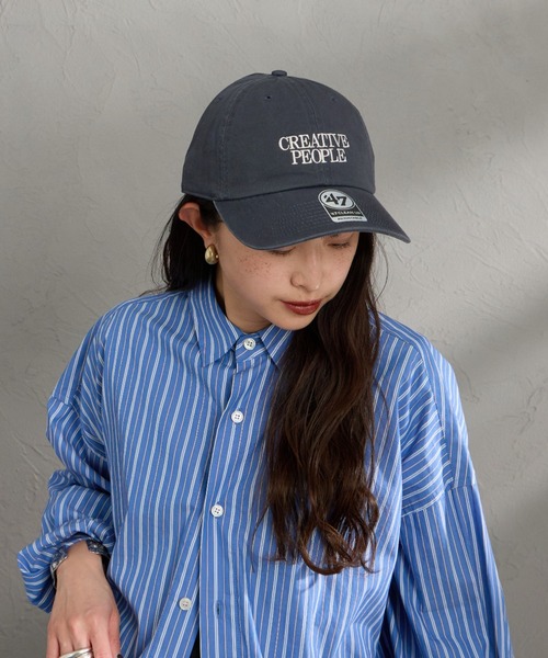 AMERICANA（アメリカーナ）の「［Americana/アメリカーナ］AMERCN 47クリーンナップ ロゴ刺繍 キャップ（キャップ・レディース・チャコールグレー/ネイビー/レンガ・ONE SIZE）」の19枚目の写真