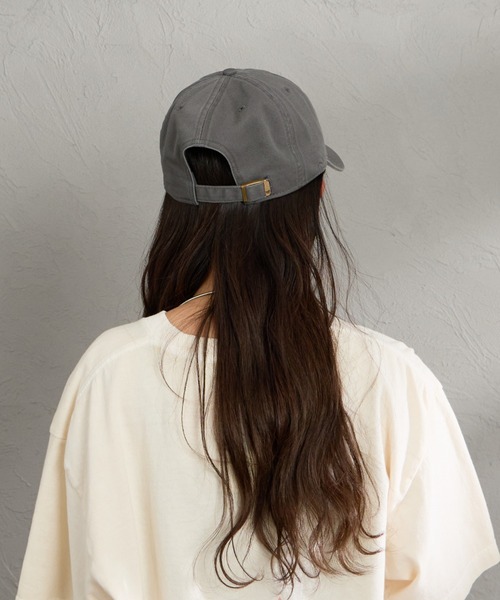 AMERICANA（アメリカーナ）の「［Americana/アメリカーナ］AMERCN 47クリーンナップ ロゴ刺繍 キャップ（キャップ・レディース・チャコールグレー/ネイビー/レンガ・ONE SIZE）」の13枚目の写真