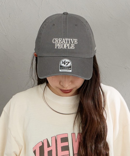 AMERICANA（アメリカーナ）の「［Americana/アメリカーナ］AMERCN 47クリーンナップ ロゴ刺繍 キャップ（キャップ・レディース・チャコールグレー/ネイビー/レンガ・ONE SIZE）」の14枚目の写真