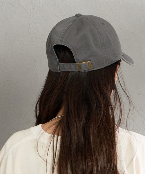 AMERICANA（アメリカーナ）の「［Americana/アメリカーナ］AMERCN 47クリーンナップ ロゴ刺繍 キャップ（キャップ・レディース・チャコールグレー/ネイビー/レンガ・ONE SIZE）」の16枚目の写真