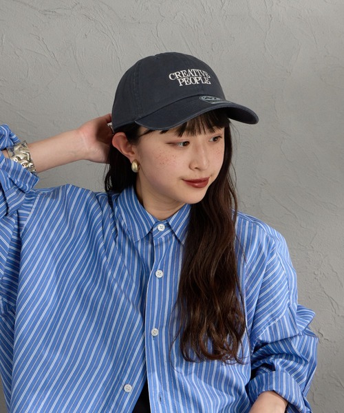 AMERICANA（アメリカーナ）の「［Americana/アメリカーナ］AMERCN 47クリーンナップ ロゴ刺繍 キャップ（キャップ・レディース・チャコールグレー/ネイビー/レンガ・ONE SIZE）」の18枚目の写真