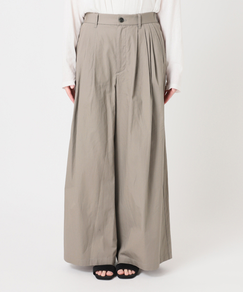 JOURNAL STANDARD relume(ジャーナルスタンダード レリューム)の「コットンリネンタックワイドパンツ(その他パンツ・レディース・ブラック/ブラウン/グレー・36/38)」の15枚目の写真