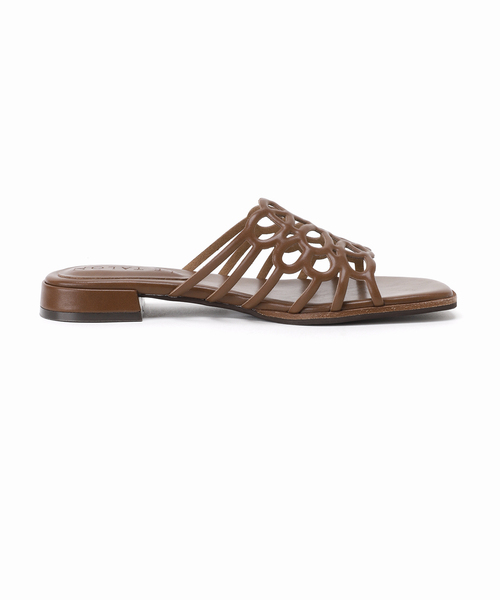 LE TALON(ルタロン)の「フラワーカットワークミュールサンダル(サンダル・レディース・アイボリー/ブラウン/ピンク・X-SMALL/SMALL/MEDIUM/LARGE/X-LARGE)」の13枚目の写真