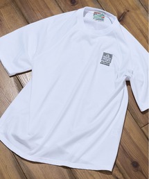 OUTDOOR EXCHANGE（アウトドアエクスチェンジ）の「【OUTDOOR EXCHANGE/アウトドアエクスチェンジ】×【ZERO STAIN/ゼロステイン】コラボ ラグランスリーブ Tシャツ 汗ジミ防止 UVカット 防汚効果 リーフ柄 ブランドロゴ ユニセックス（Tシャツ/カットソー）」