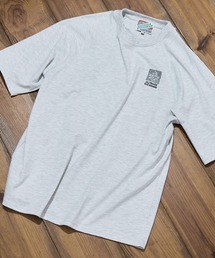 OUTDOOR EXCHANGE（アウトドアエクスチェンジ）の「【OUTDOOR EXCHANGE/アウトドアエクスチェンジ】×【ZERO STAIN/ゼロステイン】コラボ ラグランスリーブ Tシャツ 汗ジミ防止 UVカット 防汚効果 リーフ柄 ブランドロゴ ユニセックス（Tシャツ/カットソー）」
