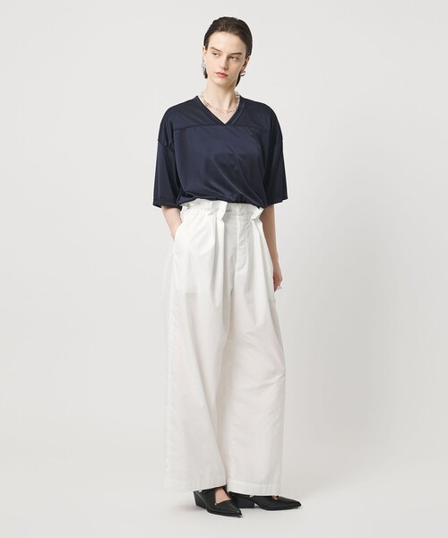 ASTRAET（アストラット）の「＜ASTRAET＞ウエストゴム ギャザーワイドパンツ WHITE（その他パンツ・レディース・ホワイト・00/0/1）」の2枚目の写真