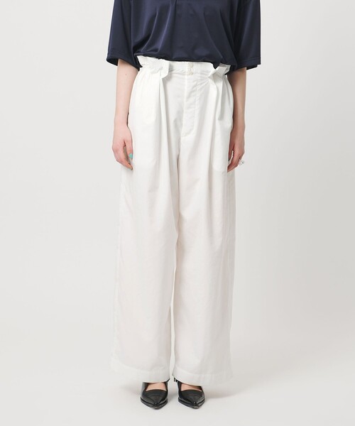ASTRAET（アストラット）の「＜ASTRAET＞ウエストゴム ギャザーワイドパンツ WHITE（その他パンツ・レディース・ホワイト・00/0/1）」の5枚目の写真