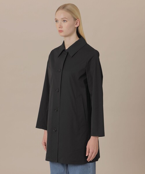 MACKINTOSH LONDON(マッキントッシュ ロンドン)の「【WEB・一部店舗限定】【BANTON/バントン】ステンカラーコート(ステンカラーコート・レディース・グレー系その他/ブラック・40/38)」の6枚目の写真