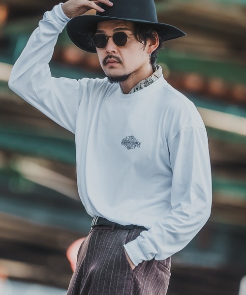En serio TOKYO(エンソリオトーキョー)の「【SIDEWAYSTANCE】ラベルロゴ長袖Tシャツ 70577(Tシャツ/カットソー・メンズ・ブラック/ホワイト/ダークブルー・SMALL/MEDIUM/LARGE/X-LARGE)」の21枚目の写真