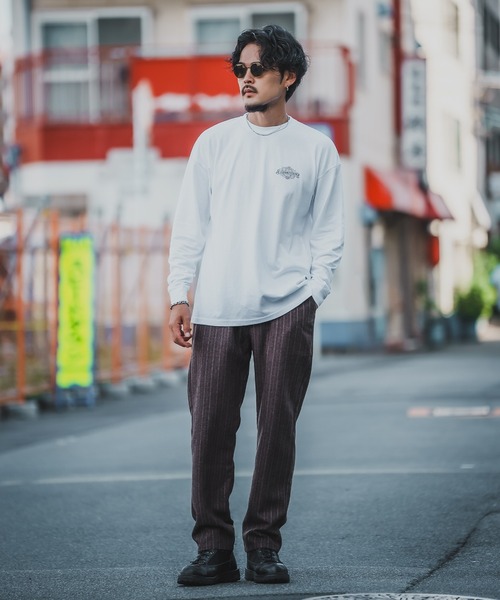 En serio TOKYO(エンソリオトーキョー)の「【SIDEWAYSTANCE】ラベルロゴ長袖Tシャツ 70577(Tシャツ/カットソー・メンズ・ブラック/ホワイト/ダークブルー・SMALL/MEDIUM/LARGE/X-LARGE)」の17枚目の写真