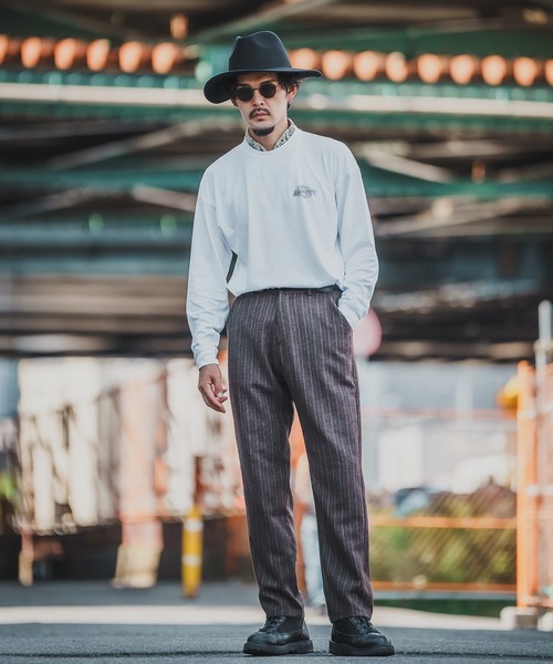 En serio TOKYO(エンソリオトーキョー)の「【SIDEWAYSTANCE】ラベルロゴ長袖Tシャツ 70577(Tシャツ/カットソー・メンズ・ブラック/ホワイト/ダークブルー・SMALL/MEDIUM/LARGE/X-LARGE)」の16枚目の写真