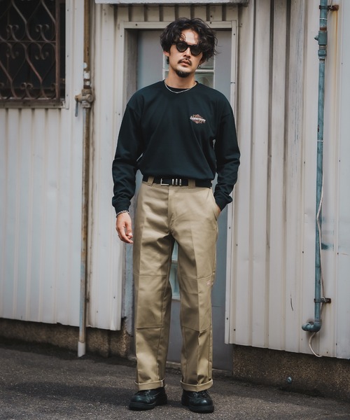 En serio TOKYO(エンソリオトーキョー)の「【SIDEWAYSTANCE】ラベルロゴ長袖Tシャツ 70577(Tシャツ/カットソー・メンズ・ブラック/ホワイト/ダークブルー・SMALL/MEDIUM/LARGE/X-LARGE)」の12枚目の写真