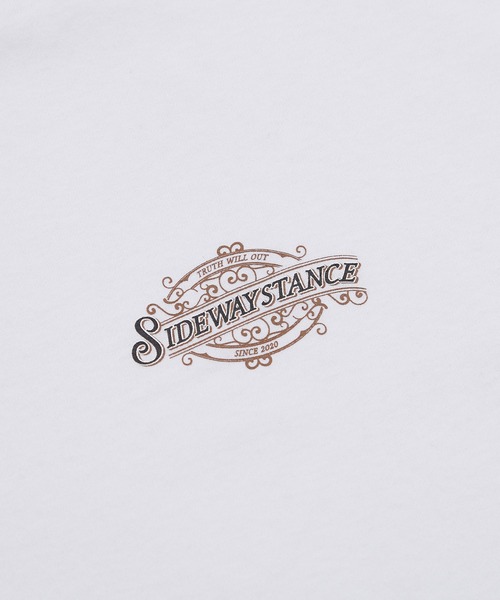 En serio TOKYO(エンソリオトーキョー)の「【SIDEWAYSTANCE】ラベルロゴ長袖Tシャツ 70577(Tシャツ/カットソー・メンズ・ブラック/ホワイト/ダークブルー・SMALL/MEDIUM/LARGE/X-LARGE)」の7枚目の写真