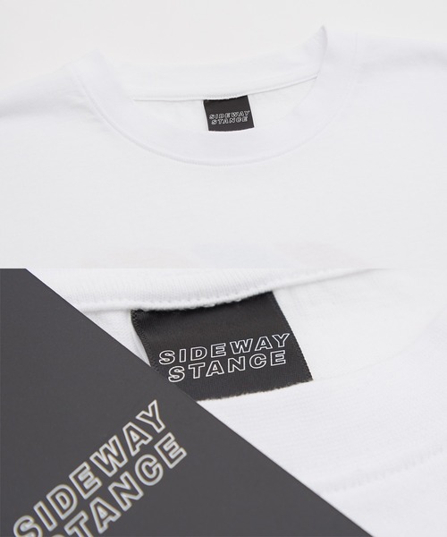 En serio TOKYO(エンソリオトーキョー)の「【SIDEWAYSTANCE】ラベルロゴ長袖Tシャツ 70577(Tシャツ/カットソー・メンズ・ブラック/ホワイト/ダークブルー・SMALL/MEDIUM/LARGE/X-LARGE)」の6枚目の写真
