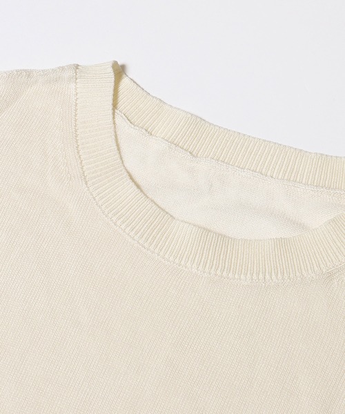 coca(coca)(コカ)の「シアーニットドルマントップス(Tシャツ/カットソー・レディース・ライトグレー/アイボリー・M/L)」の15枚目の写真