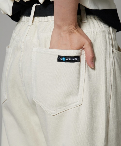 OK YESTERDAY(オッケーイエスタデイ)の「OK YESTERDAY / オーケー イエスタデイ コットンツイルパンツ / COTTON TWILL PANTS 秋 秋服 2026年秋冬(デニムパンツ・メンズ・ブラック/アイボリー/ベージュ・L/M)」の1枚目の写真