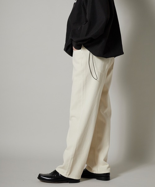 OK YESTERDAY(オッケーイエスタデイ)の「OK YESTERDAY / オーケー イエスタデイ コットンツイルパンツ / COTTON TWILL PANTS 秋 秋服 2026年秋冬(デニムパンツ・メンズ・ブラック/アイボリー/ベージュ・L/M)」の8枚目の写真